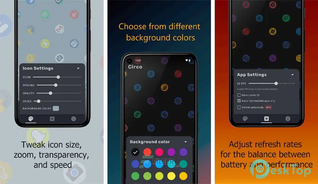 Scrolling Icons Live Wallpaper