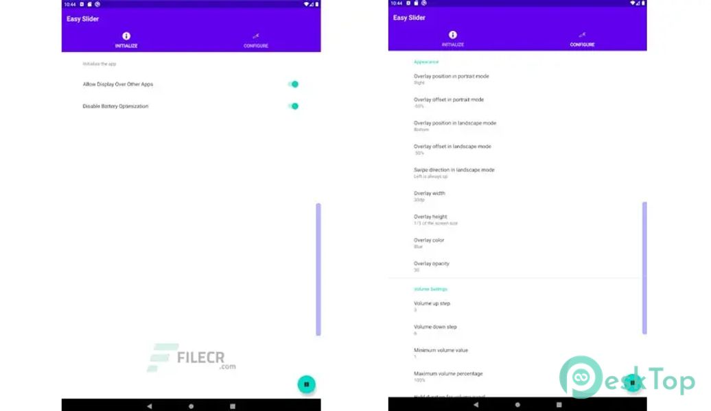 Easy Slider – Edge Swipe for Volume Control