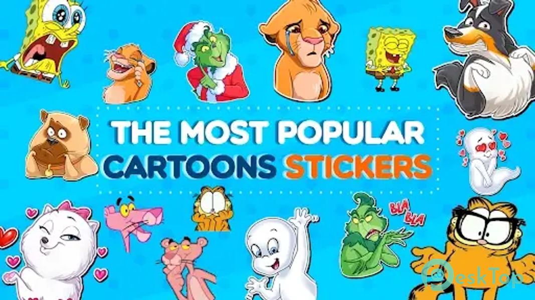 WASticker Animated Cartoons 6.5 APK MOD Unlocked (Full) Free Download