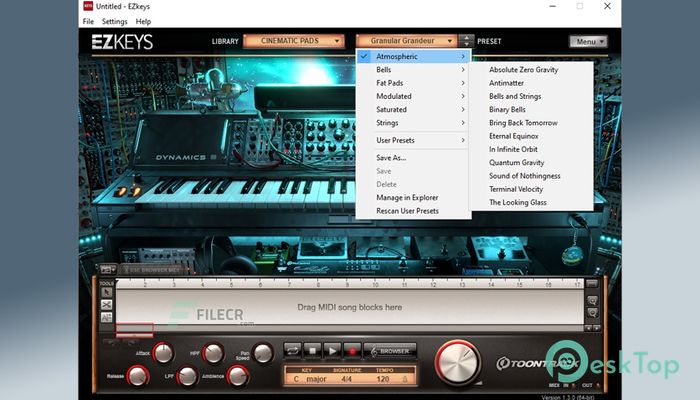Download Toontrack EZkeys Cinematic Pads  1.3.0 Free Full Activated