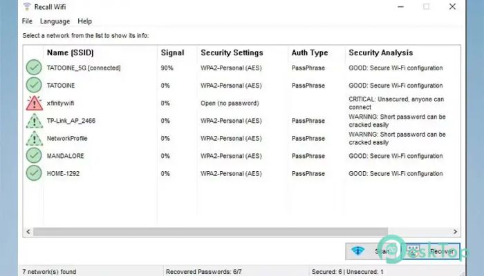Recall Wifi 1.0.0 完全アクティベート版を無料でダウンロード