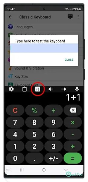 Classic Big Keyboard 9.6 APK MOD تحميل مجاني كامل