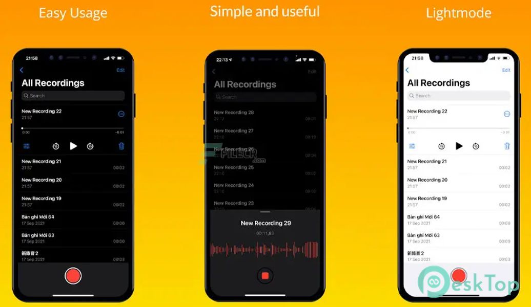 iVoice – iOS 15 Voice Memos v1.6.1 APK MOD تحميل مجاني كامل
