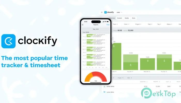 Скачать Clockify 1.0 полная версия активирована бесплатно