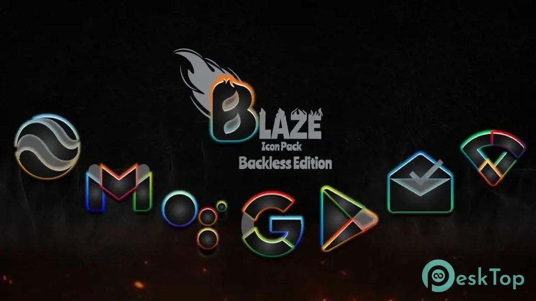 Blaze Backless Icon Pack 3.1.3 APK MOD Unlocked (Full) Free Download