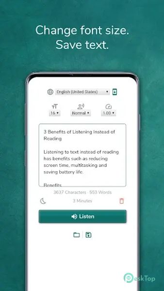 Text reader - text and voice 1.0.18 APK MOD मुफ्त पूर्ण डाउनलोड