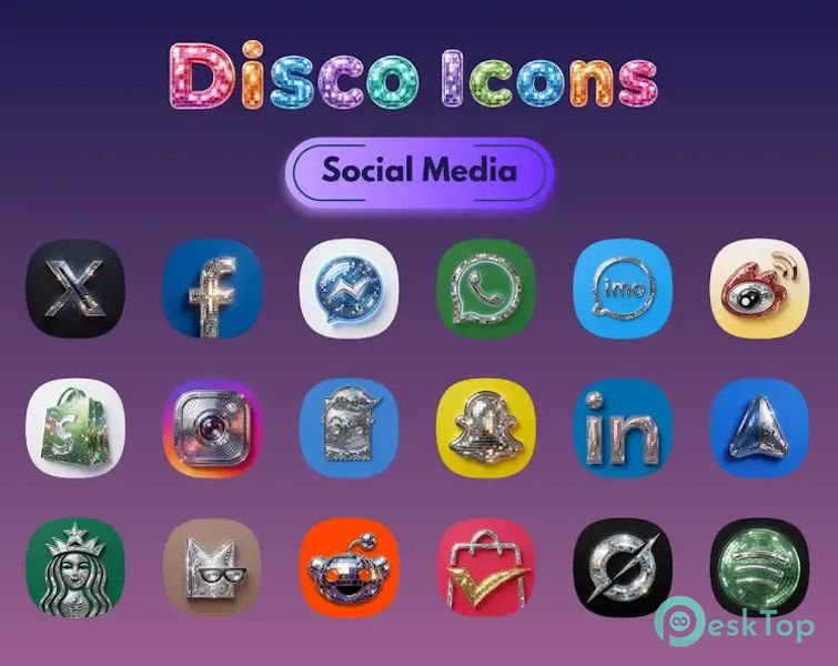 Disco Icon Pack 1.2 APK MOD Unlocked (Full) Free Download
