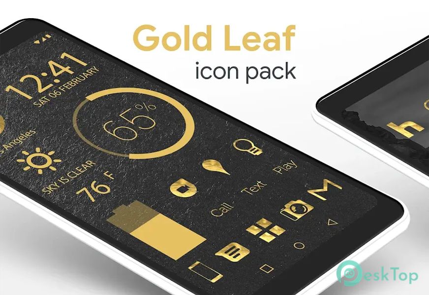 Gold Leaf Pro - Icon Pack 3.8.2 APK MOD Unlocked (Full) Free Download