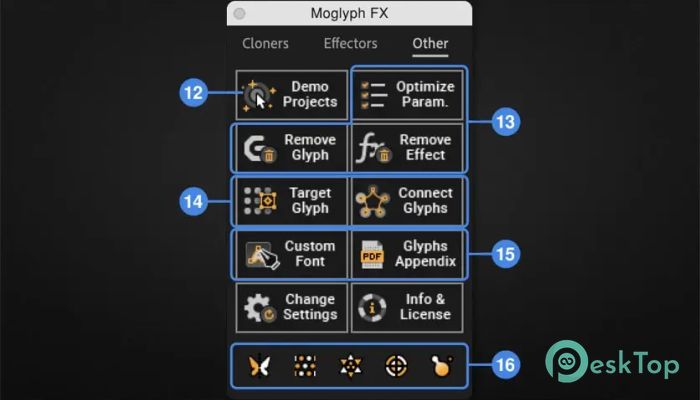 下载 Aescripts - Moglyph FX 3  v2.04 免费完整激活版