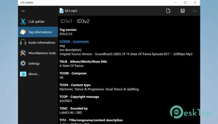 تحميل برنامج Medieval CUE Splitter 1.0 برابط مباشر
