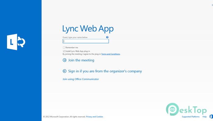 lync web app plugin download windows