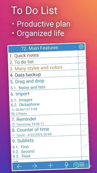 NoteToDo - Notes & To Do List 2.1.885-145 APK MOD 完整免费下载