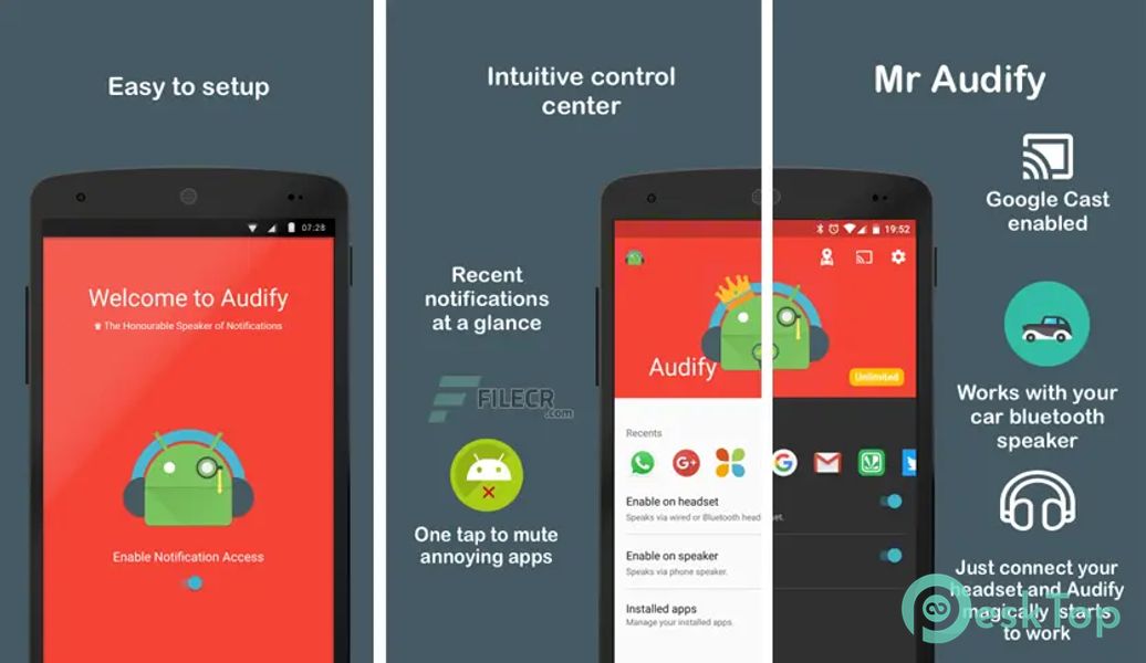 Audify Notification Reader 4.3.0 APK MOD Tam Ücretsiz İndir