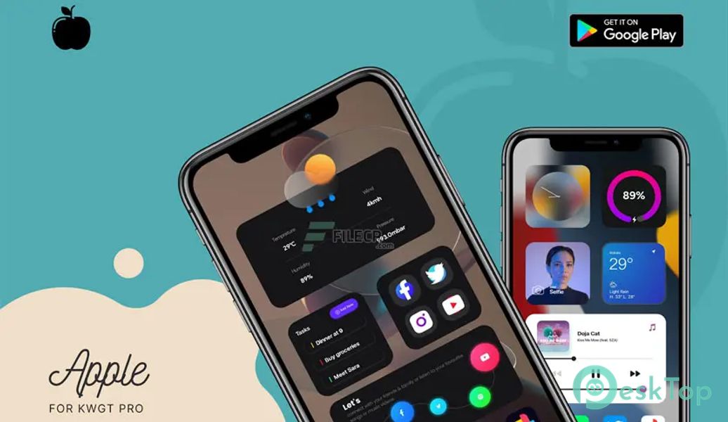 Apple for KWGT 10.0 APK MOD 完整免费下载