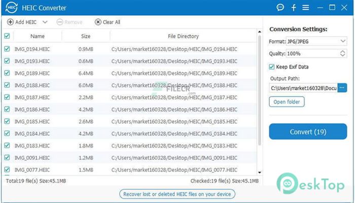  تحميل برنامج Aiseesoft HEIC Converter 1.0.16 برابط مباشر