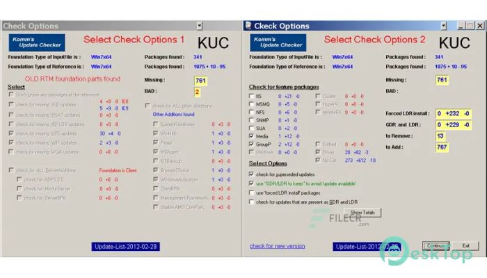 Télécharger Windows Update Checker 6.03.005.1430 Gratuitement Activé Complètement