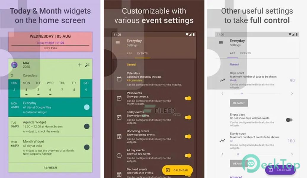Télécharger Everyday | Calendar Widget 18.8.0 APK MOD Gratuitement et Complet