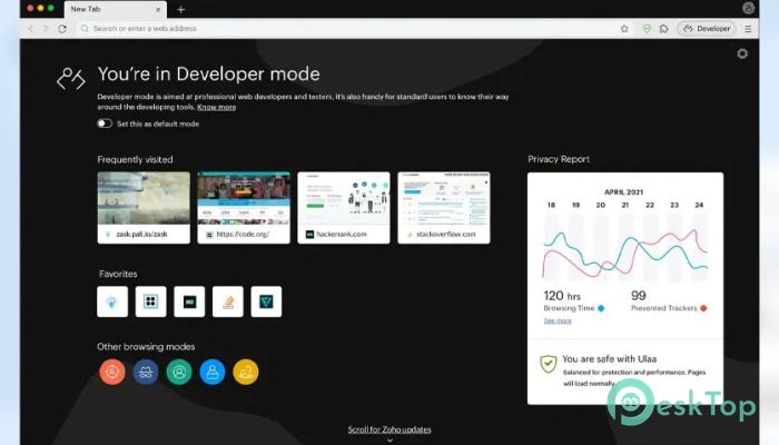 Ulaa Browser 2.10.0 完全アクティベート版を無料でダウンロード