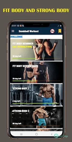 Dumbbell Home - Gym Workout 1.63 APK MOD Tam Ücretsiz İndir