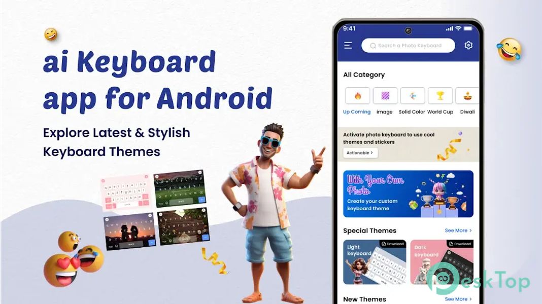  Photo Keyboard Theme & Font 7.0.2 APK MOD Tam Ücretsiz İndir