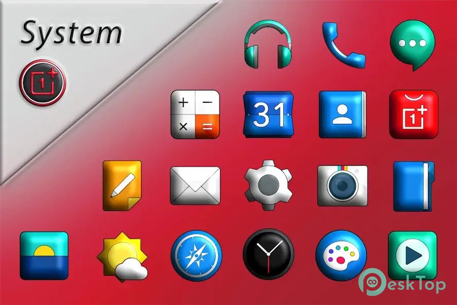 Télécharger Oxigen 3D - Icon Pack 31.7 APK MOD Gratuitement et Complet