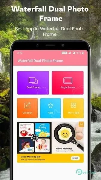 Télécharger Waterfall Dual Photo Frames 2.0.9 APK MOD Gratuitement et Complet
