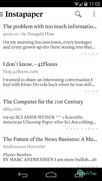 Instapaper 6.4 build 168 APK MOD Tam Ücretsiz İndir