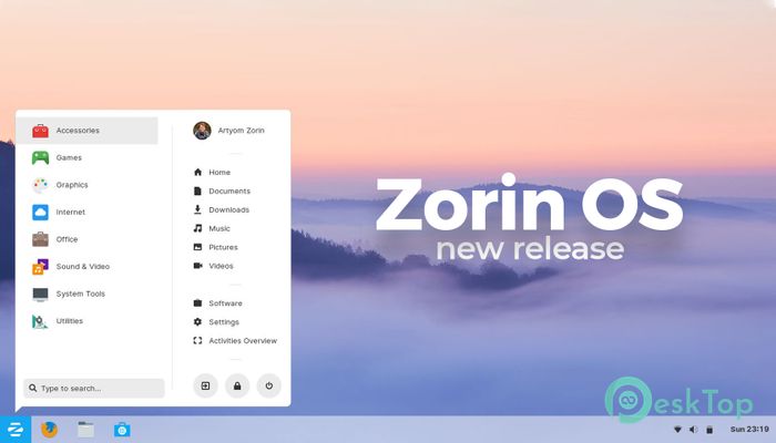 تحميل نظام Zorin OS برابط مباشر 