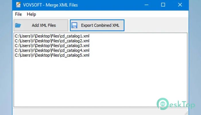Download VovSoft Merge XML Files  1.2 Free Full Activated