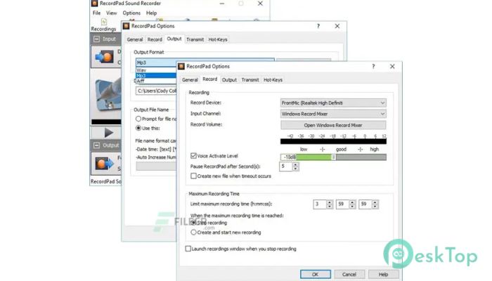Скачать NCH RecordPad 9.03 полная версия активирована бесплатно