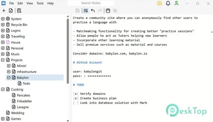 下载 Mimiri Notes 2.5.12 免费完整激活版