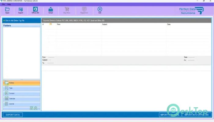 Télécharger PDS Zimbra Converter 04.25 Gratuitement Activé Complètement