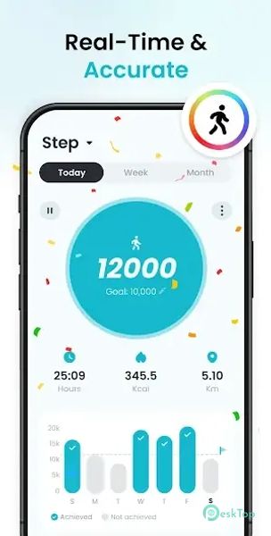 Pedometer App - Step Counter 1.2.6 APK MOD Полная бесплатная загрузка