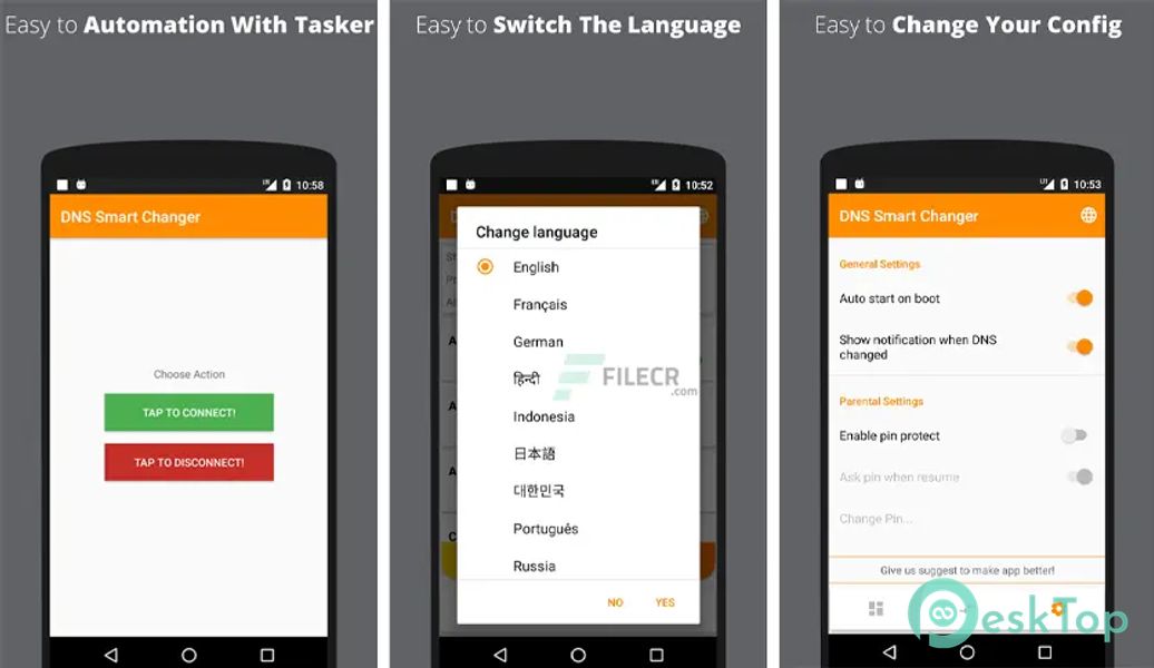 DNS Smart Changer – Web content blocker and filter