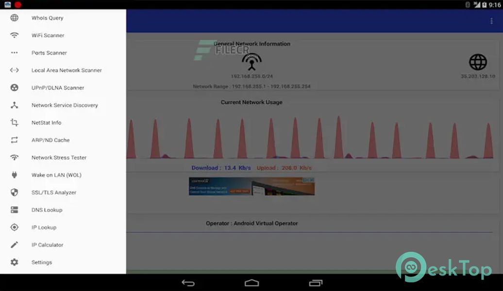 Network Manager - Network Tools v18.7.2 APK MOD Unlocked (Full) Free Download