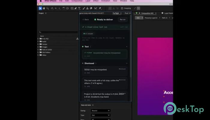 Aescripts PreFlight 1.1 Tam Sürüm Aktif Edilmiş Ücretsiz İndir