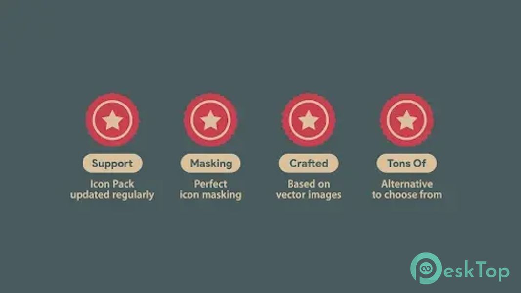 Sagon Circle - Dark Icon Pack 15.5 APK MOD Tam Ücretsiz İndir