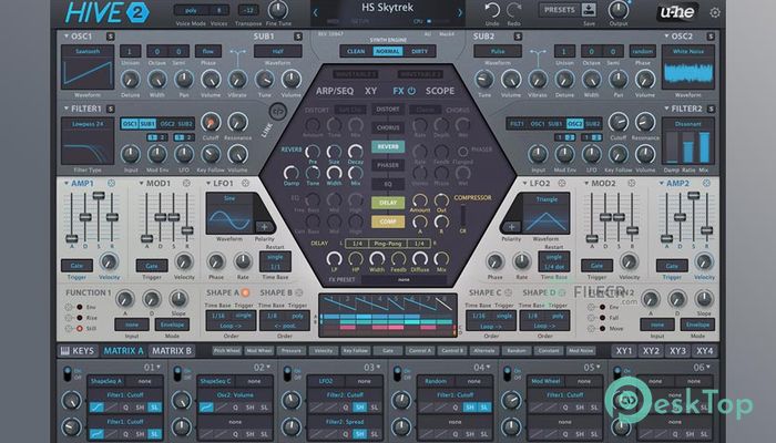 Скачать u-he Hive 2.1.1.12092 полная версия активирована бесплатно