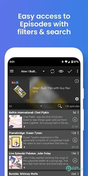 Podcast Addict - Podcast player 2025.1.1 build 21290 APK MOD Полная бесплатная загрузка