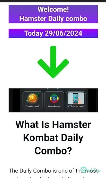 Hamster Combat Daily Combo 1.3 APK MOD Unlocked (Full) Free Download