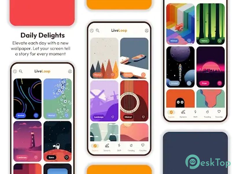 Live Wallpapers 4K 3D LiveLoop 2.3.0 APK MOD Descarga gratuita completa