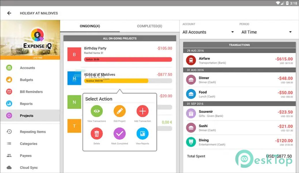 Expense IQ Money Manager 2.3.2 build 143 APK MOD Descarga gratuita completa