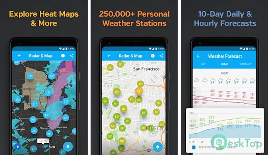 Weather data & microclimate: Weather Underground 6.17.0 APK MOD Полная бесплатная загрузка