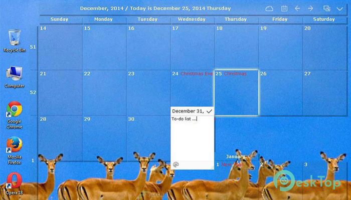 Desktop Calendar 2.3.108.5601 Tam Sürüm Aktif Edilmiş Ücretsiz İndir