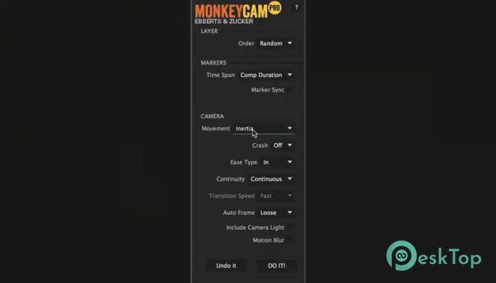 تحميل برنامج Aescripts - MonkeyCam Pro 1.09 برابط مباشر
