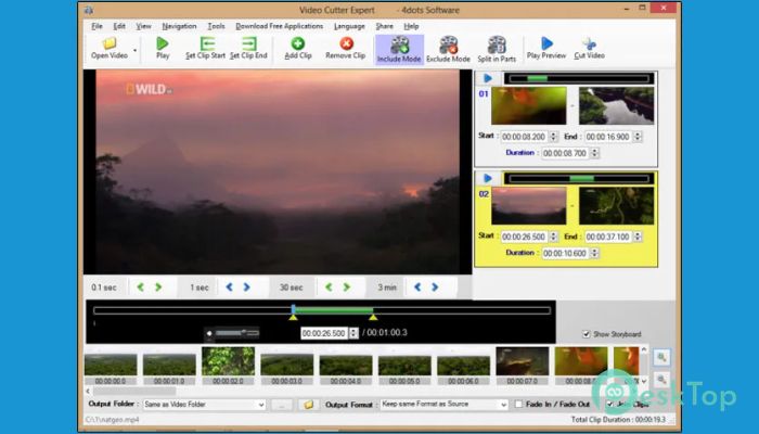 Free Video Cutter Expert v4.0 完全アクティベート版を無料でダウンロード
