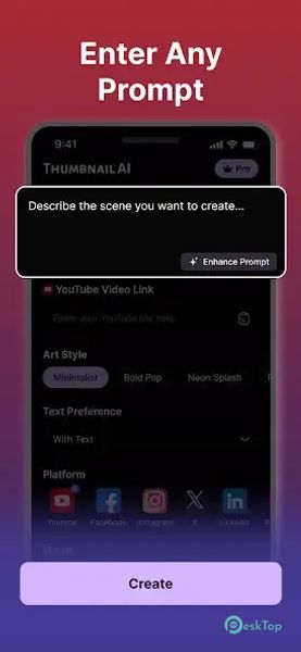 AI Thumbnail Maker:Channel Art