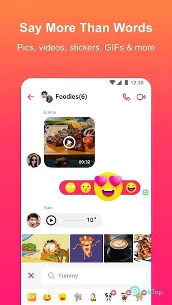 JusTalk - Video Chat & Calls 8.8.71 APK MOD フル無料ダウンロード