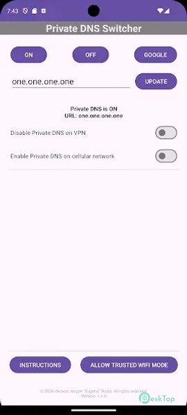 Private DNS Switcher 1.7.6 APK MOD تحميل مجاني كامل