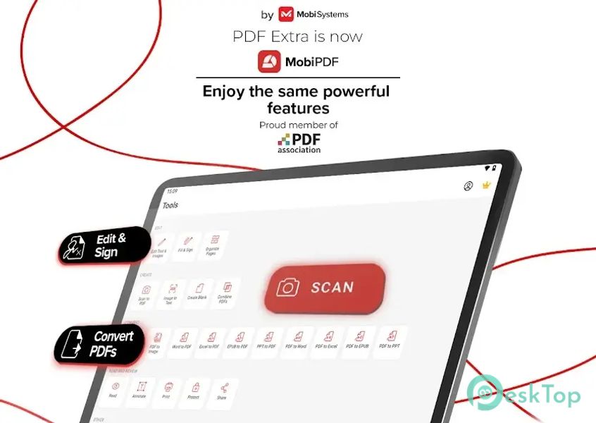 MobiPDF: PDF Editor & Scanner 11.8.267269 APK MOD تحميل مجاني كامل